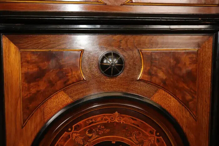Pair of American Renaissance Revival Victorian Pedestal Cabinets