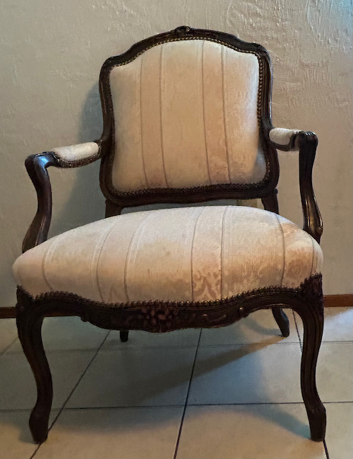 Louis XV Style 19th Century Armchair Pair
