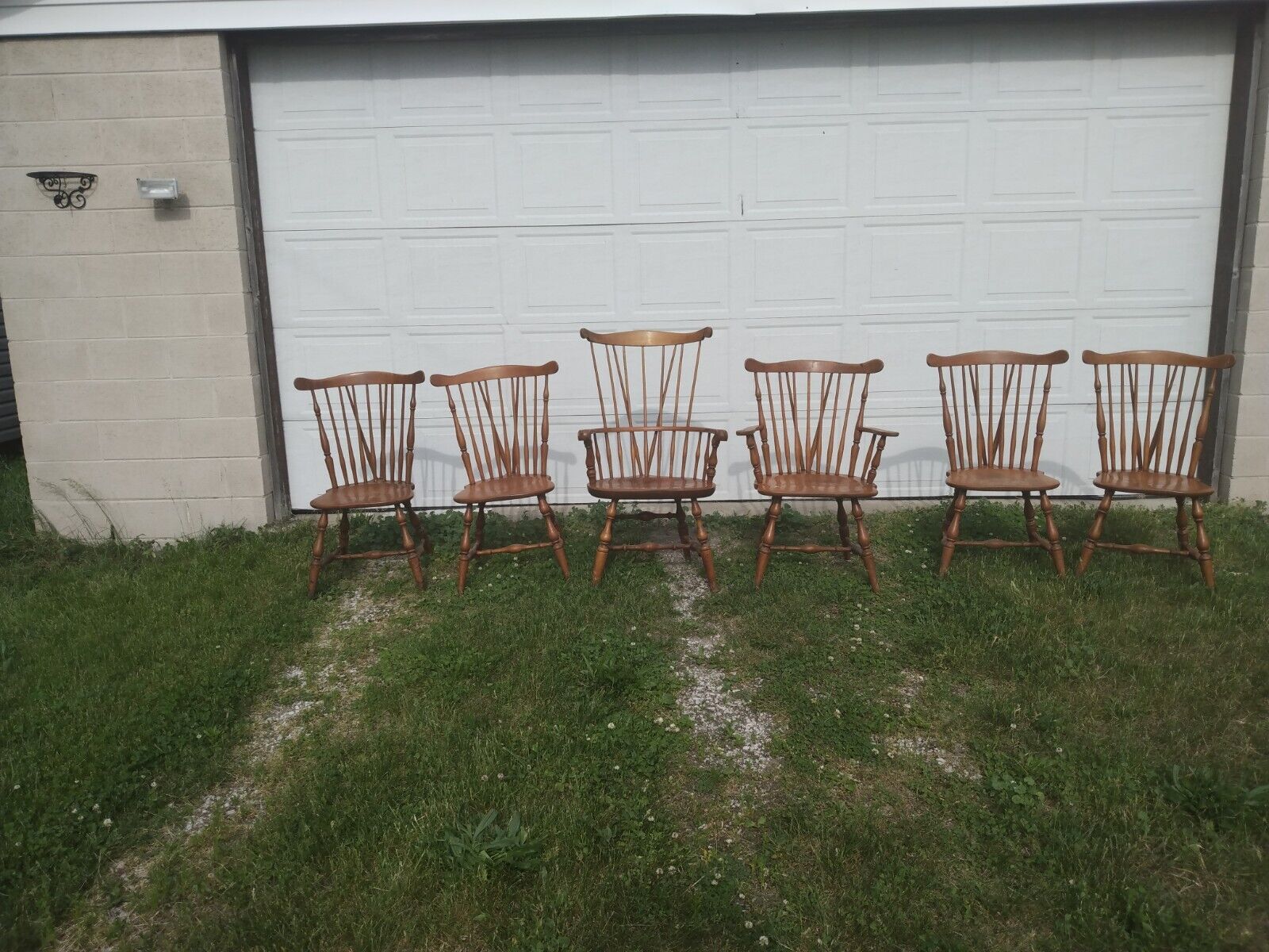 Retro chairs in need of restoration