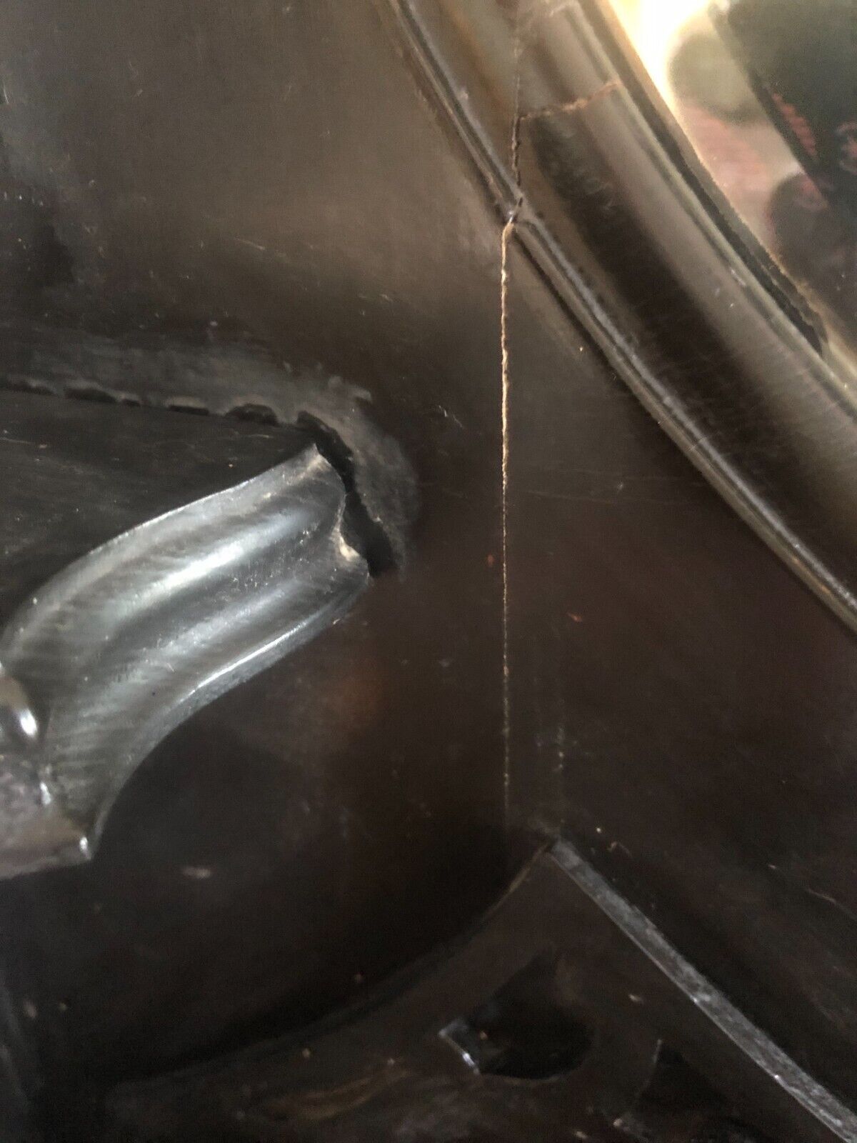 Victorian Hand Carved Ebonized Mahogany Etagere Cabinet