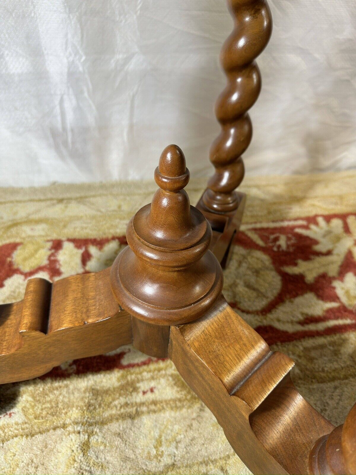 Victorian Renaissance Revival Table with Ornate Carved Edges