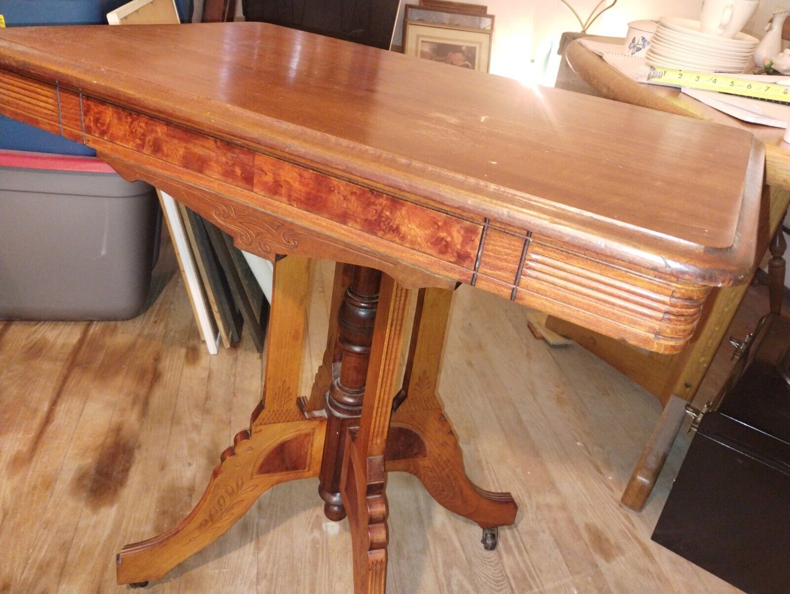 Victorian Eastlake Parlor Table