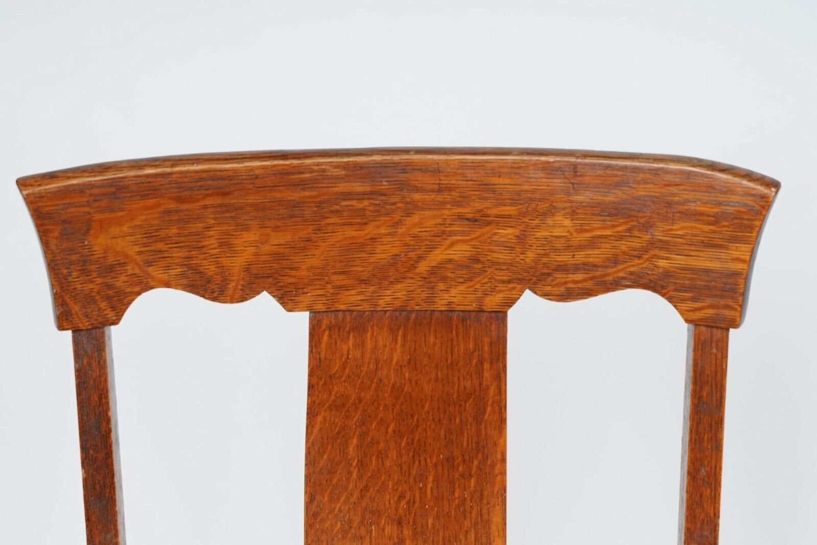 Antique American Oak Dining Chairs - Set of 4