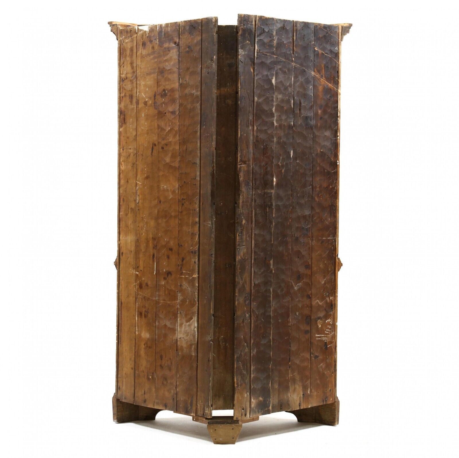 Chippendale Large Architectural Corner Cupboard - Antique Classic