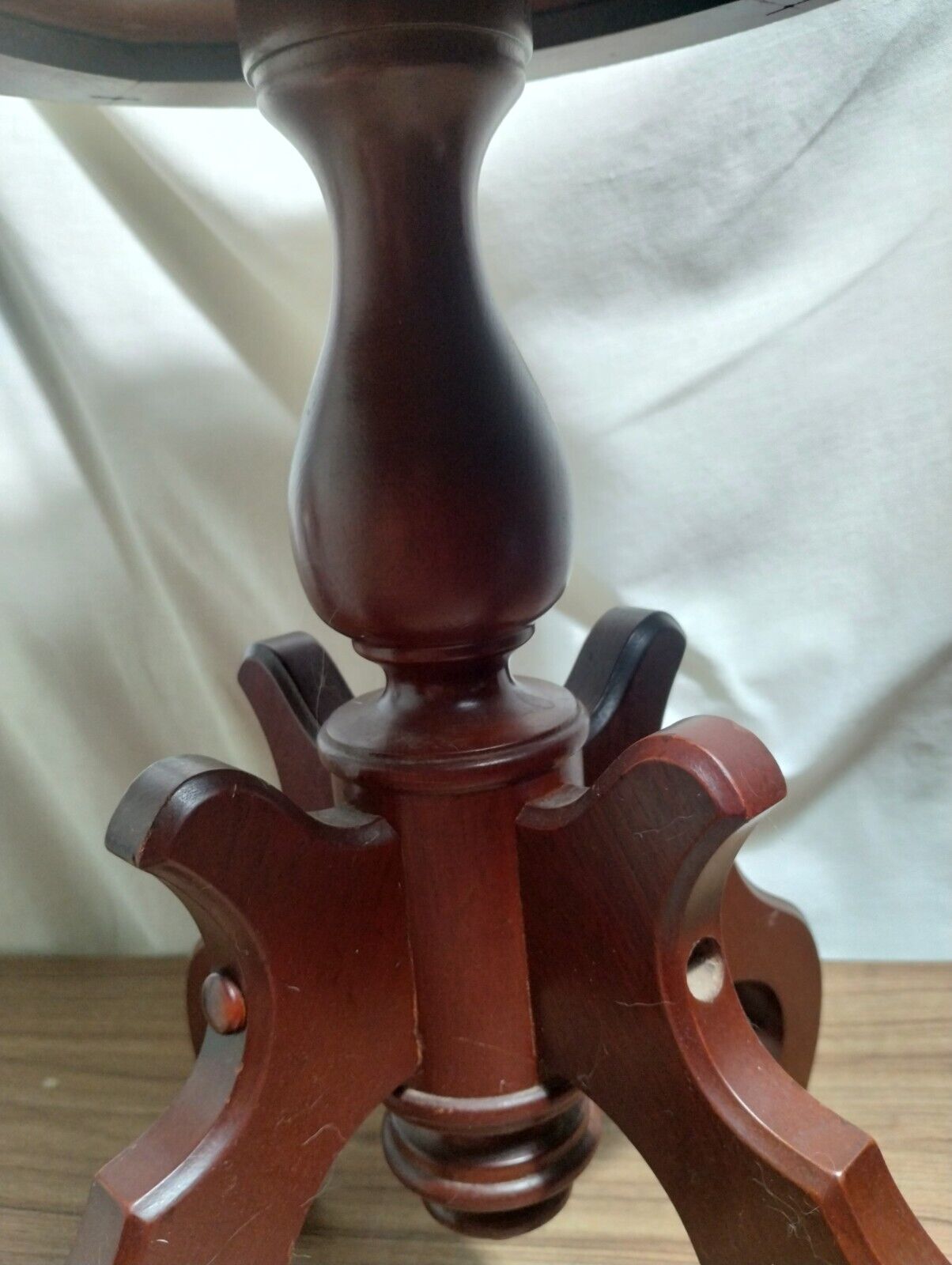 Italian Renaissance Revival Antique Mahogany Table with Marble Top