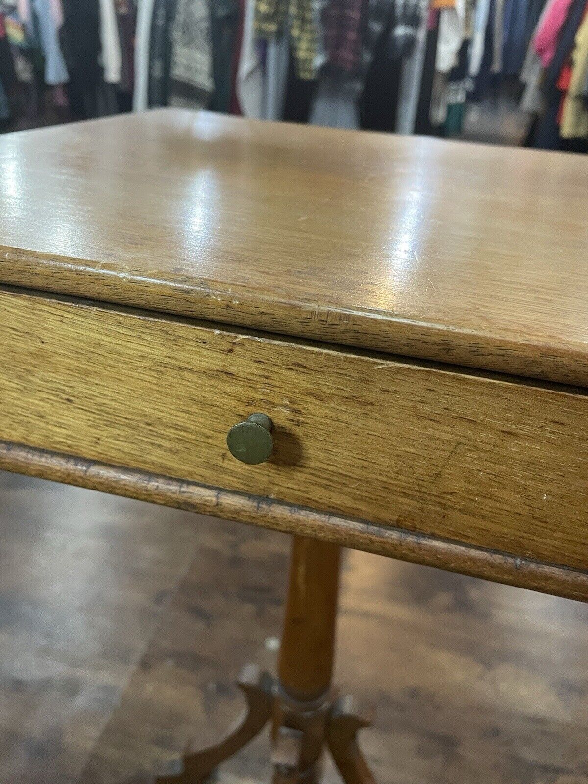 Victorian Side Table with Drawer - Antique Gem