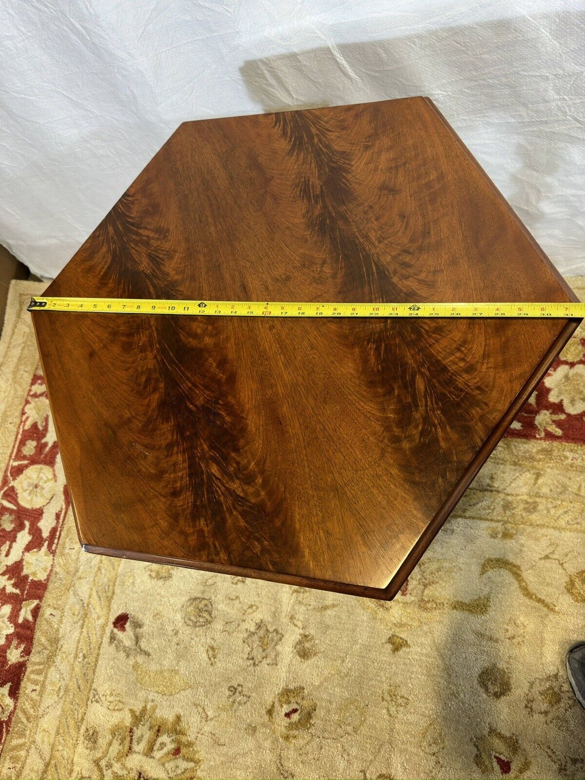 Victorian Renaissance Revival Table with Ornate Carved Edges