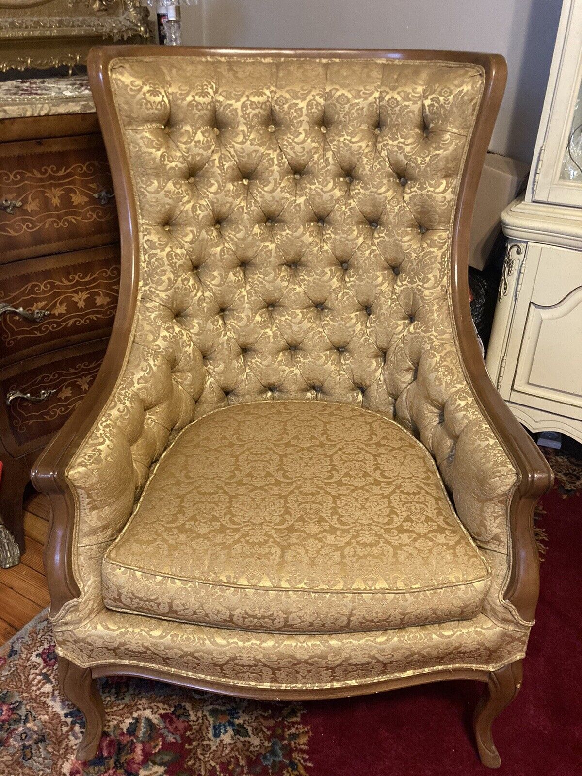Vintage Tufted Chair for Sale