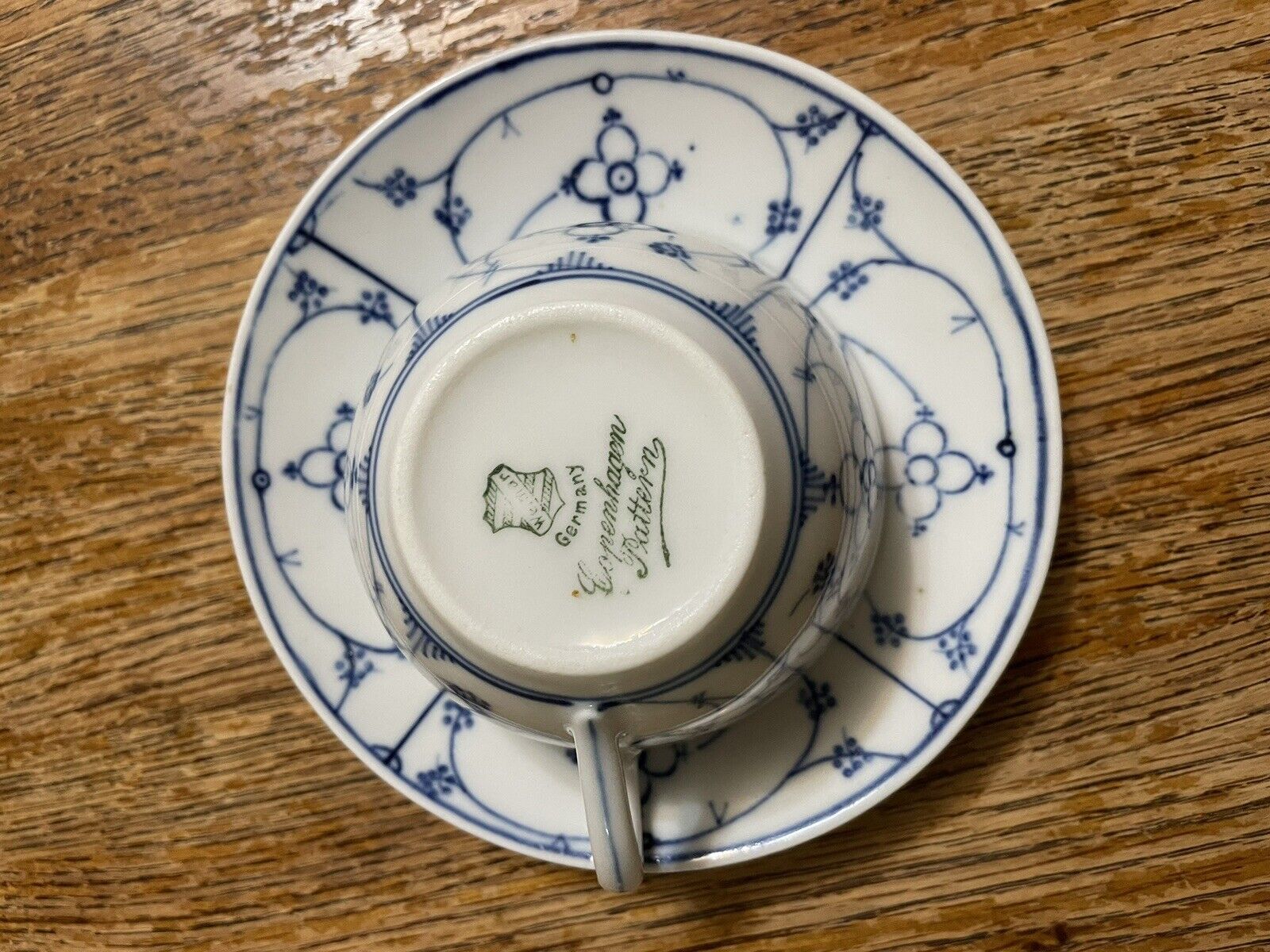 1800s Weimar Copenhagen Germany Tea Cup Antique