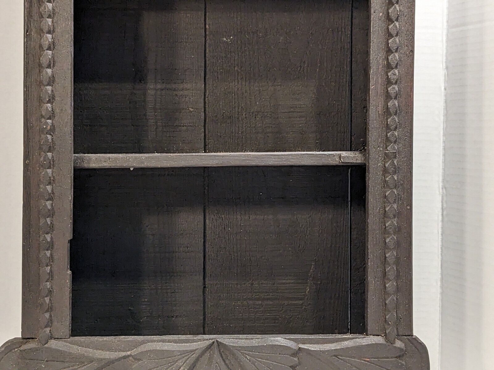 Vintage Wood Wall Cabinet Cupboard Apothecary Bath Kitchen