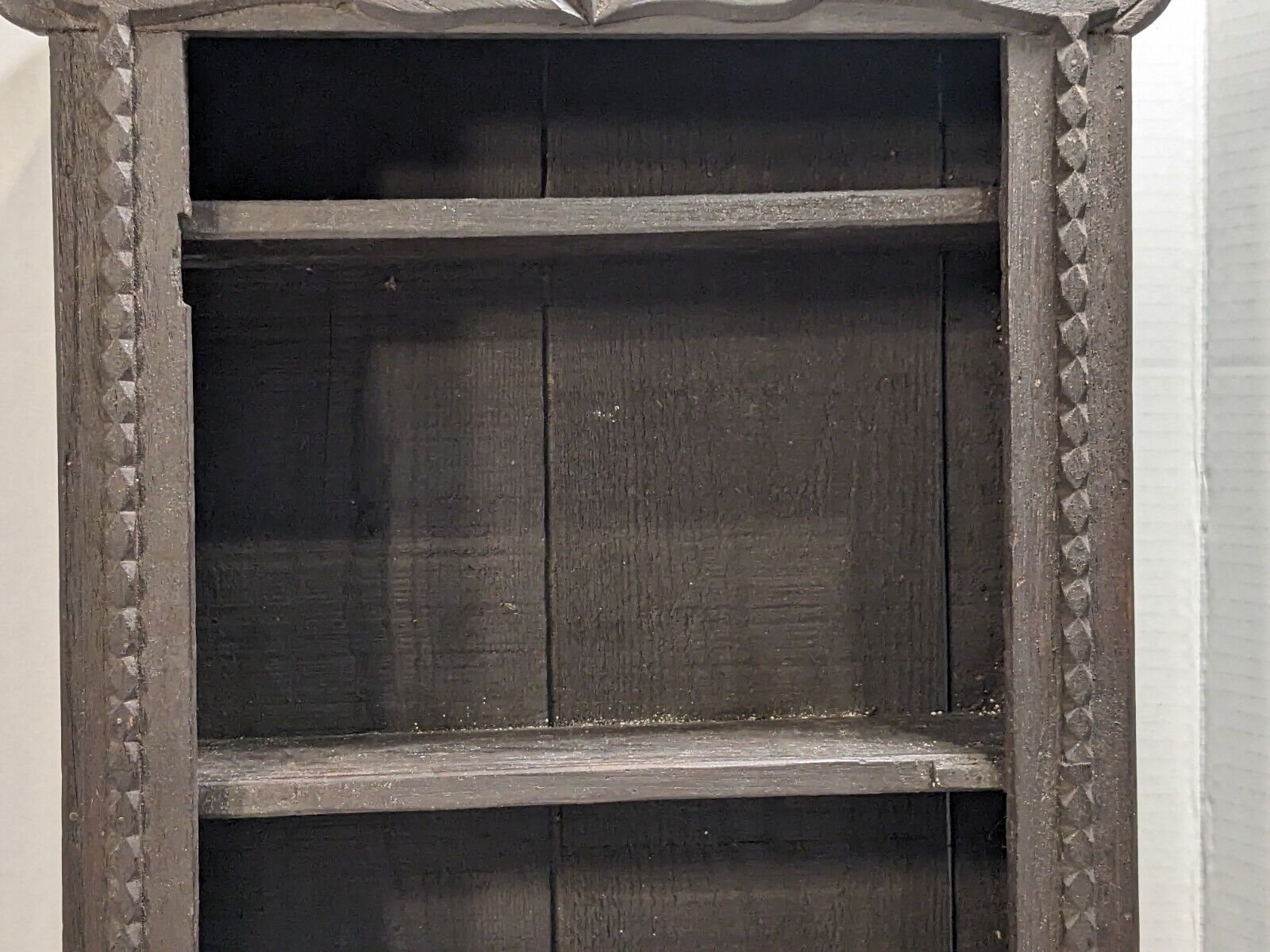 Vintage Wood Wall Cabinet Cupboard Apothecary Bath Kitchen