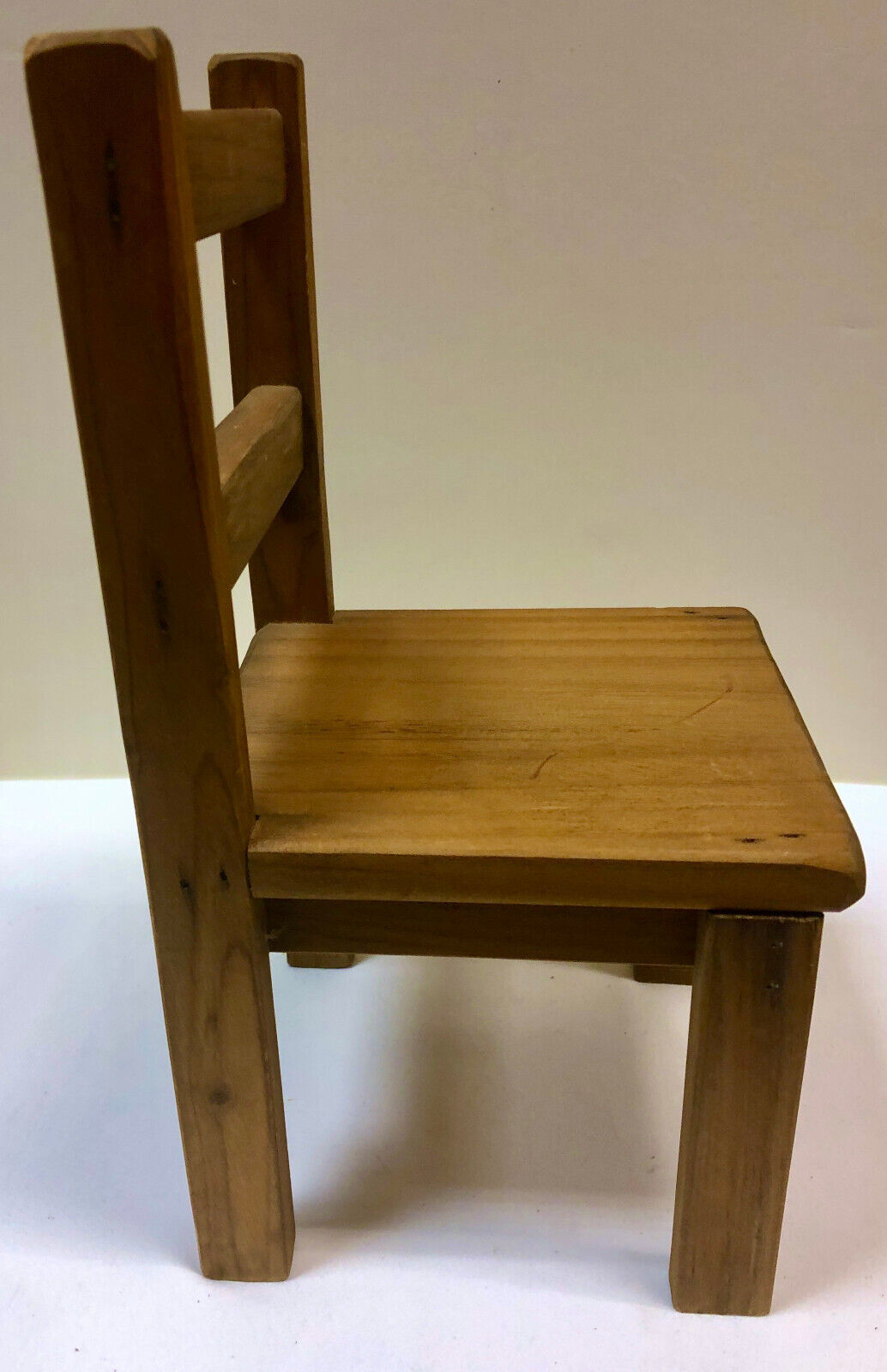 Vintage Handmade Wooden Doll Chair 14.5" circa 1920s