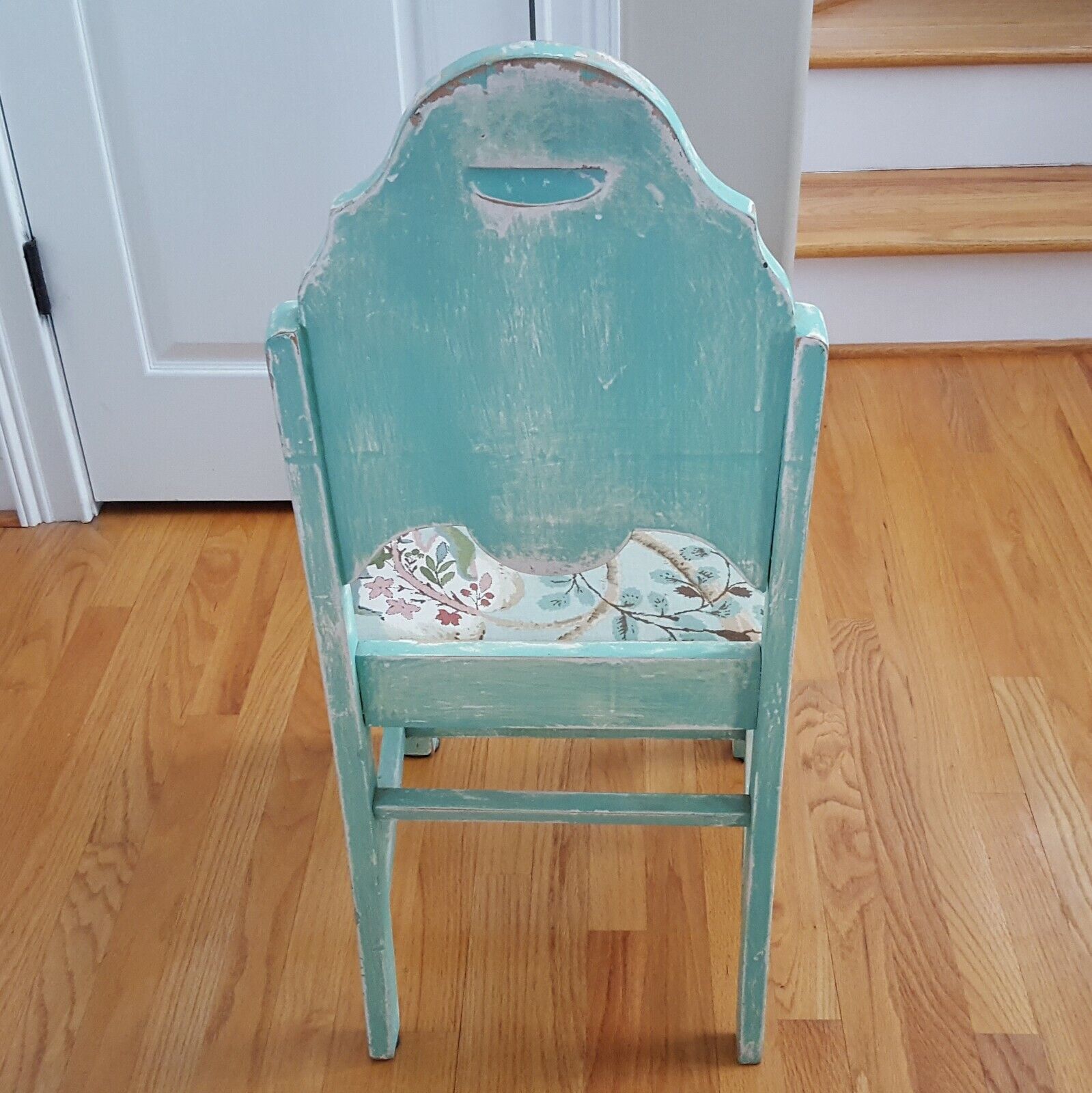 1920s/30s Art Deco Mint Green Cathedral Style Chair