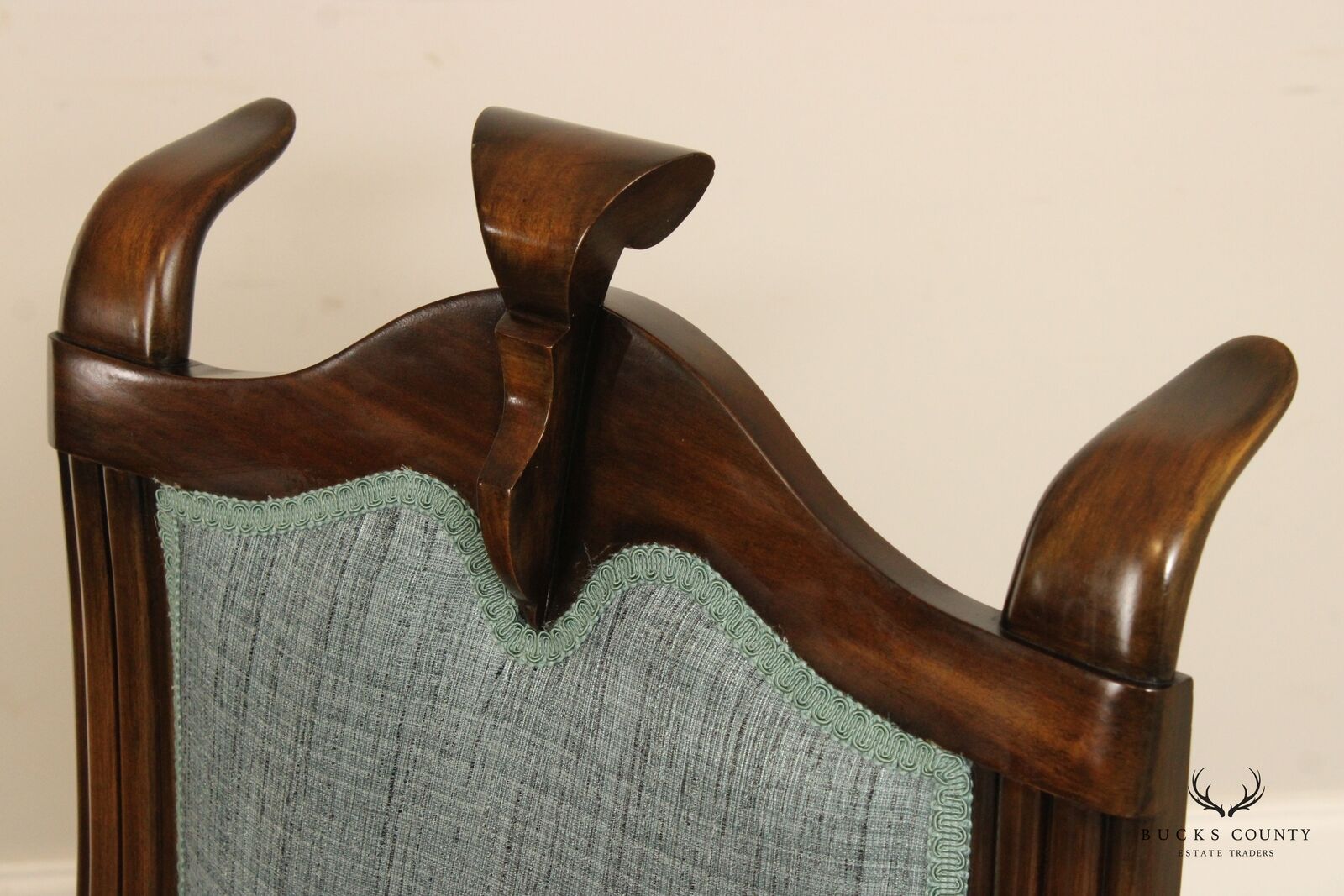 1930's Custom Wood Executive Armchair