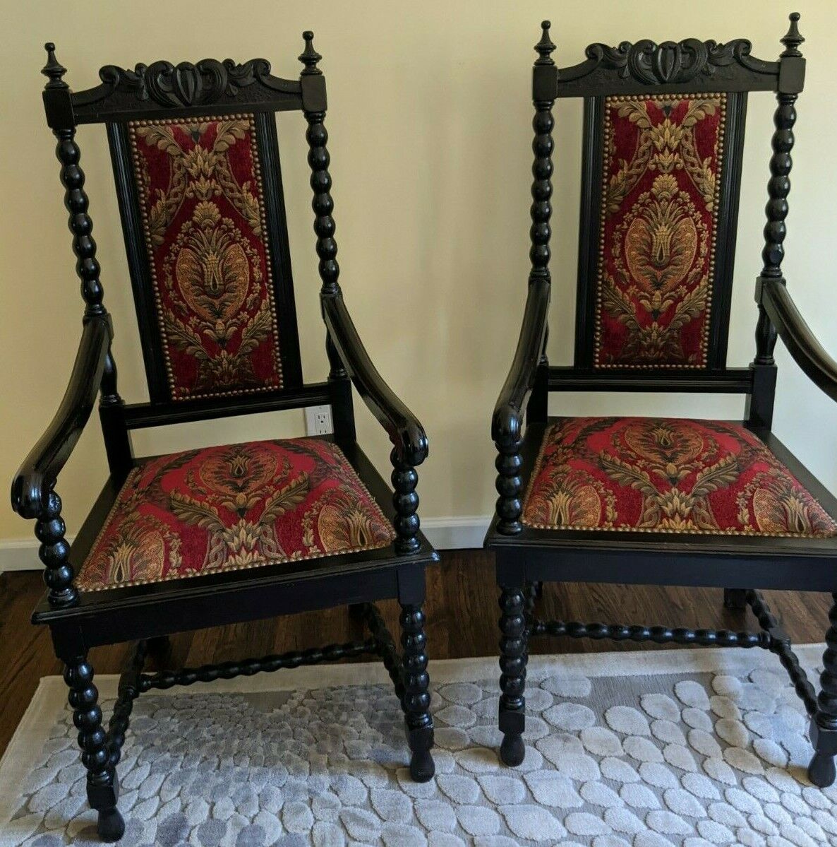 Set of 4 Authentic Edwardian Chairs for $450 Each