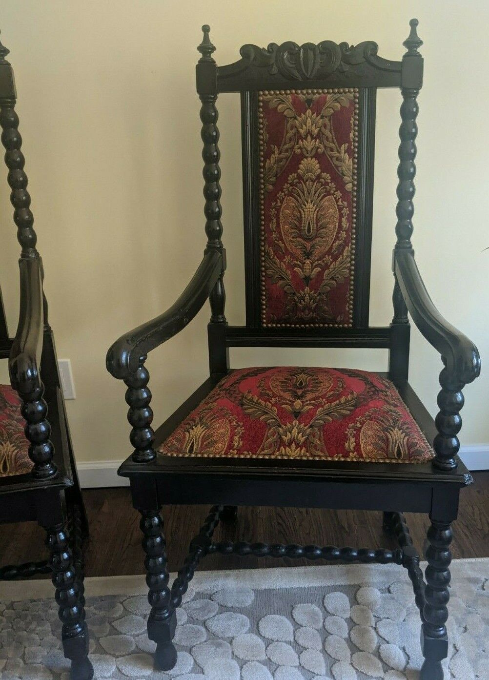 Set of 4 Authentic Edwardian Chairs for $450 Each