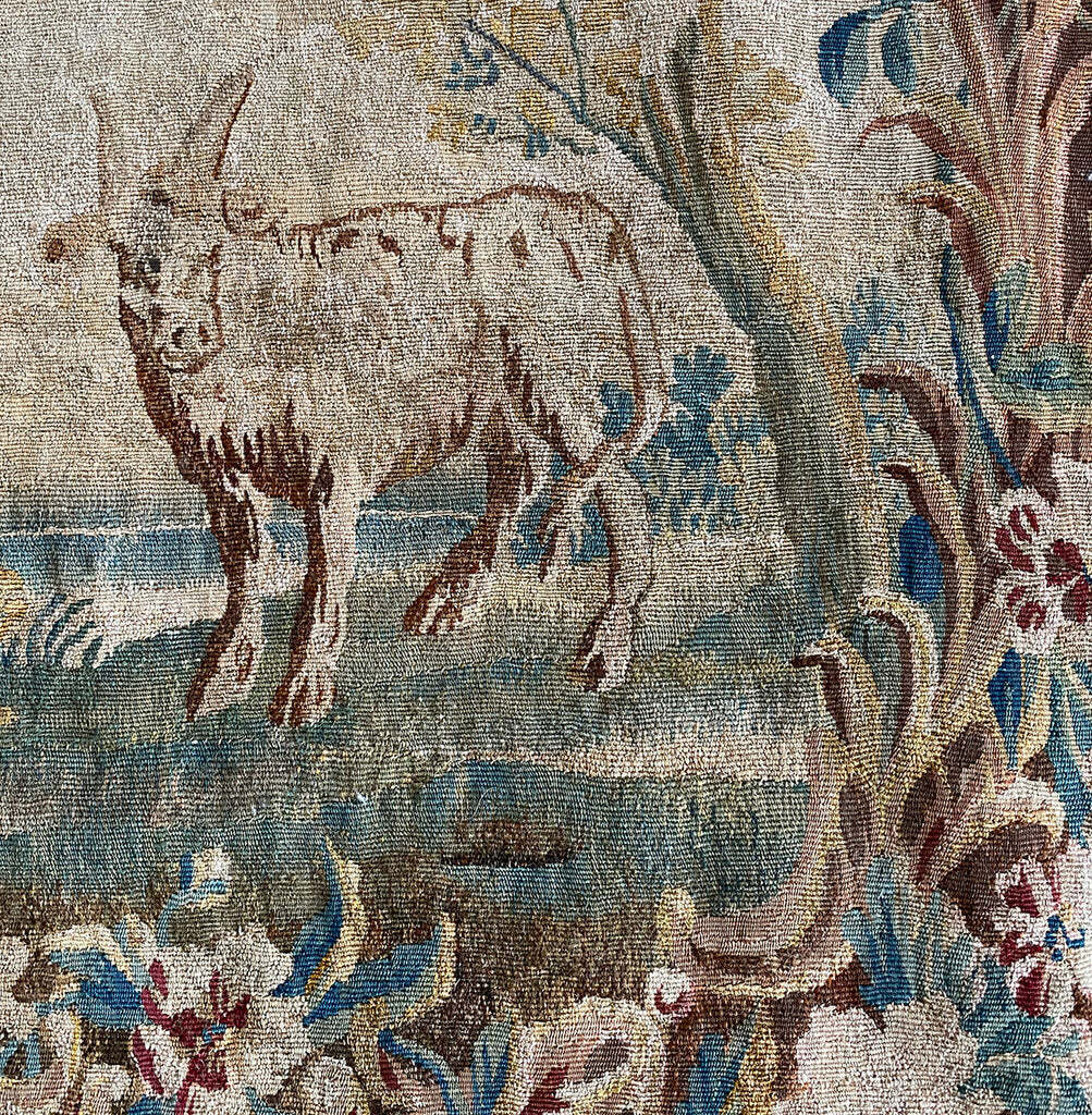 18th Century Aubusson Beauvais Tapestry Chair Seat