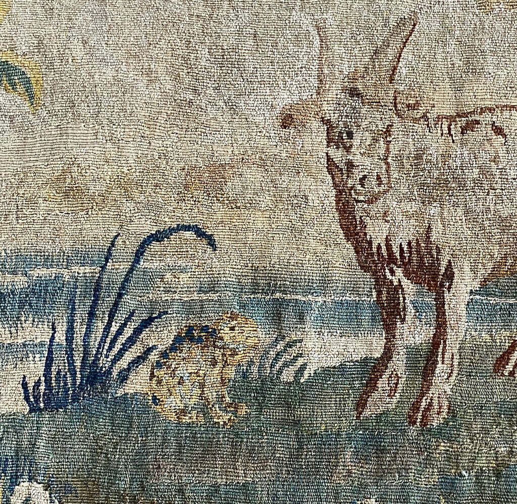 18th Century Aubusson Beauvais Tapestry Chair Seat