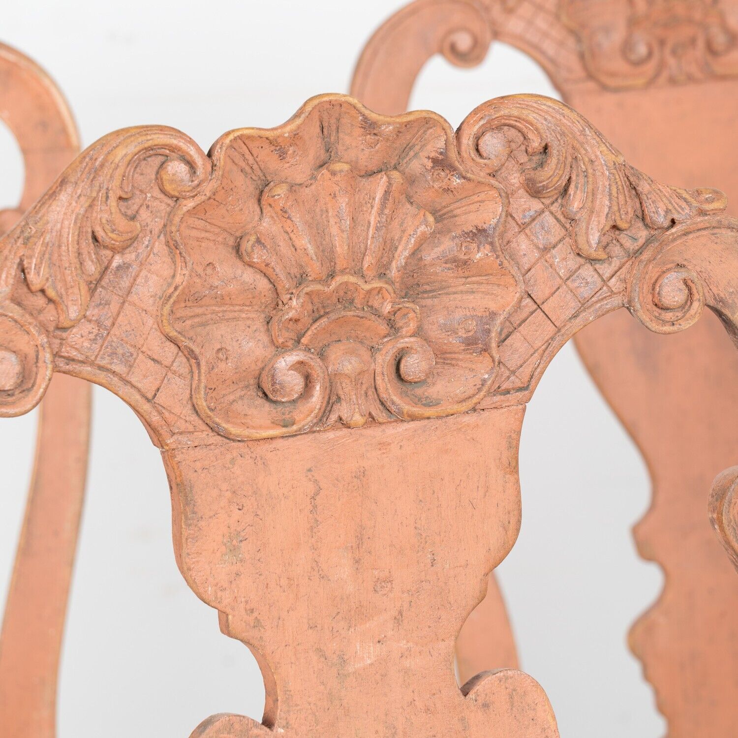 6 Antique Rococo Dining Chairs - Norway 1770-1800