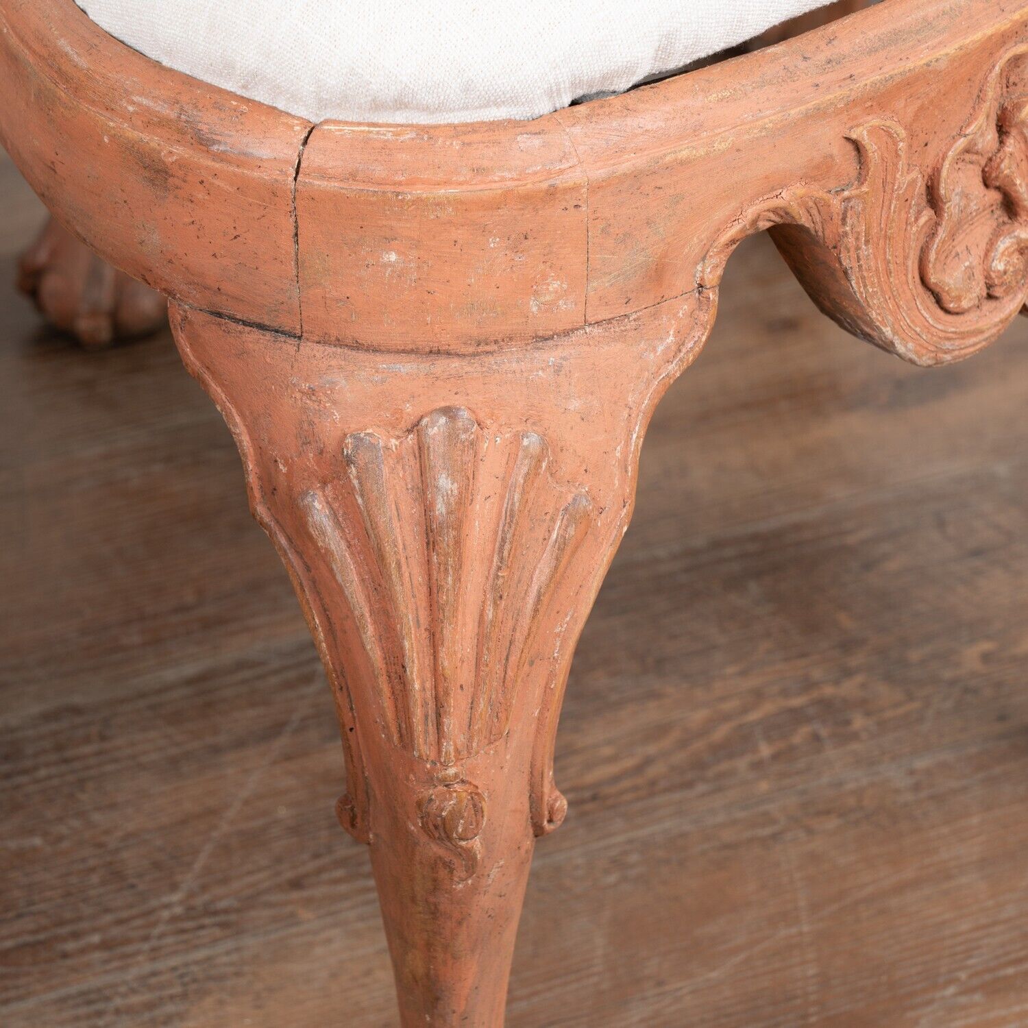 6 Antique Rococo Dining Chairs - Norway 1770-1800