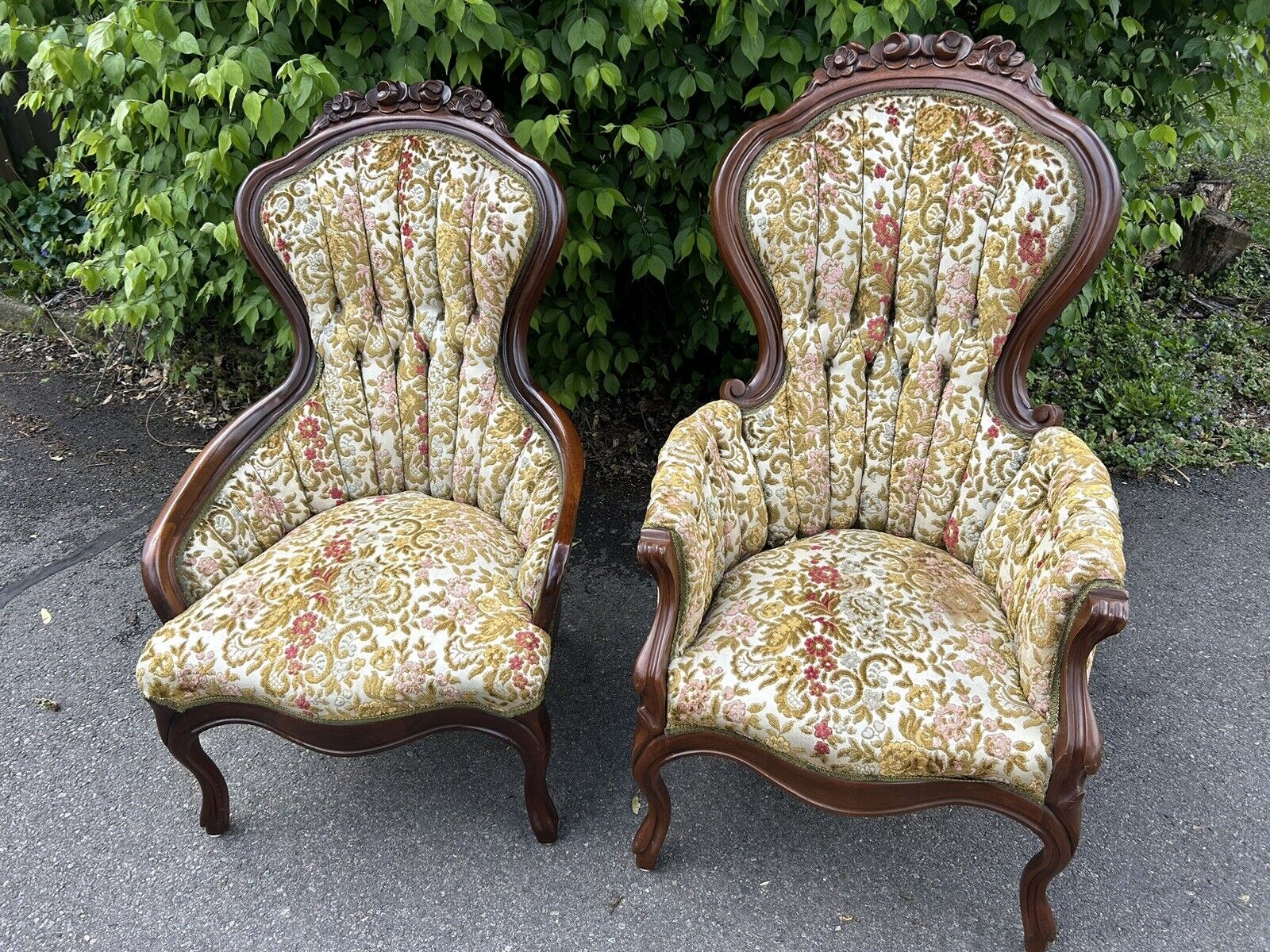 Victorian chair set - vintage collection