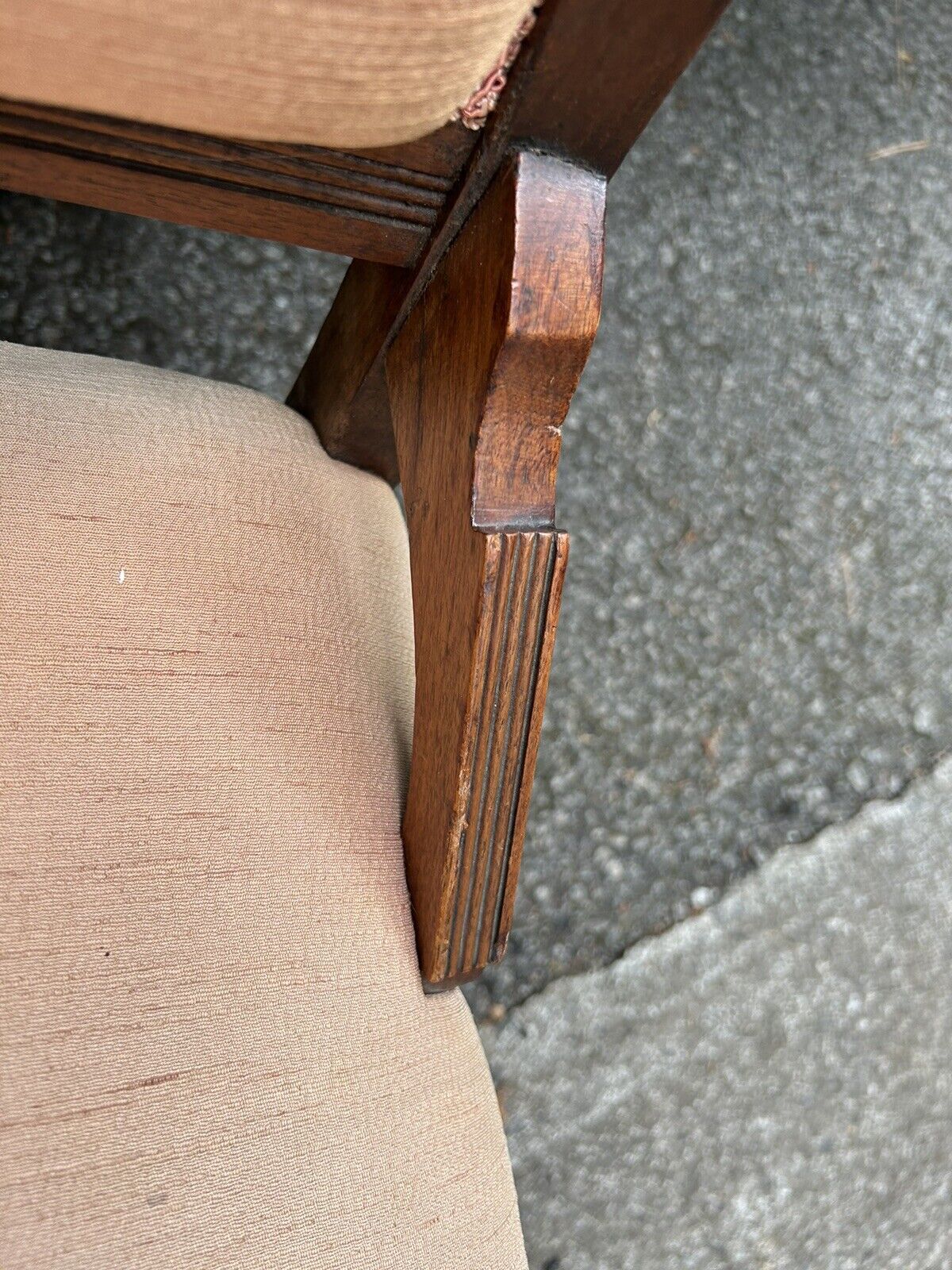 Victorian Eastlake Walnut Parlor Side Chairs Pair