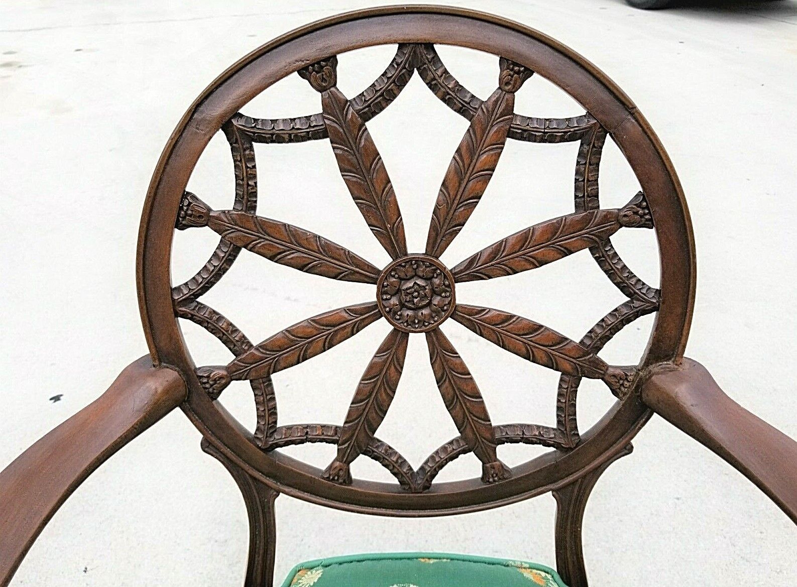 Georgian Mahogany Hepplewhite Armchair in Robert Adam Style