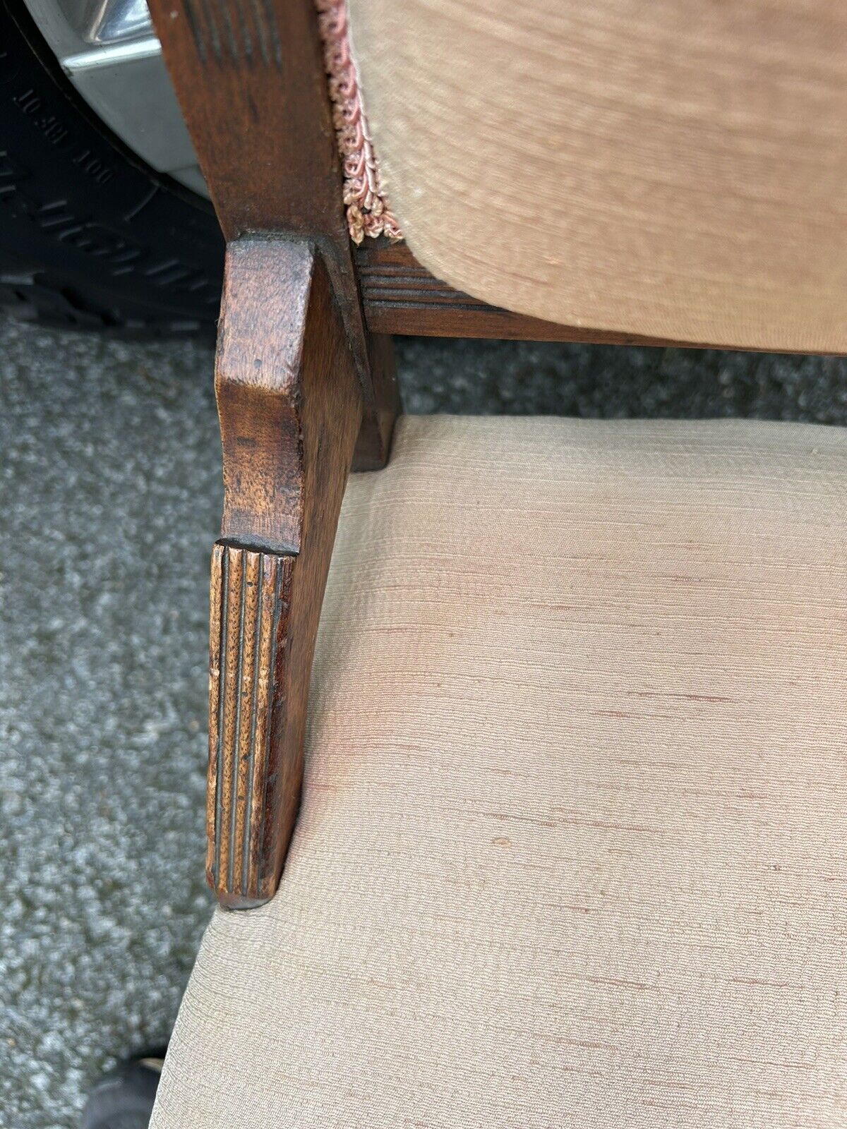 Victorian Eastlake Walnut Parlor Side Chairs Pair