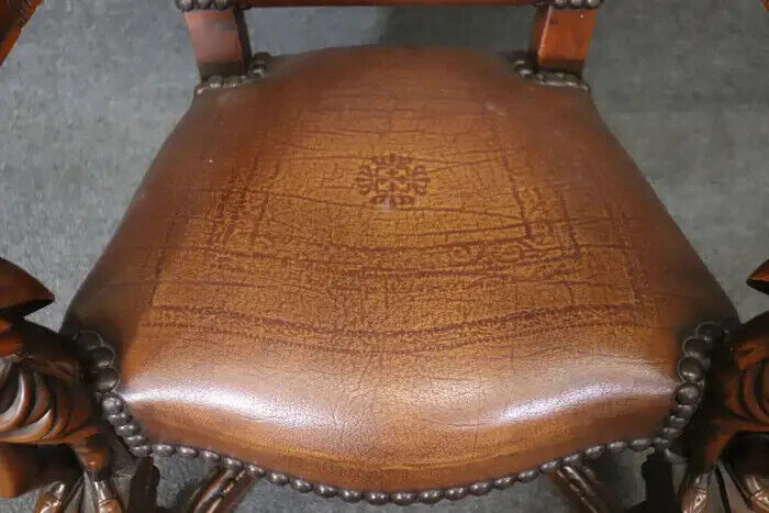 Andrea Brustolon Style Figural Armchair by Theodore Alexander