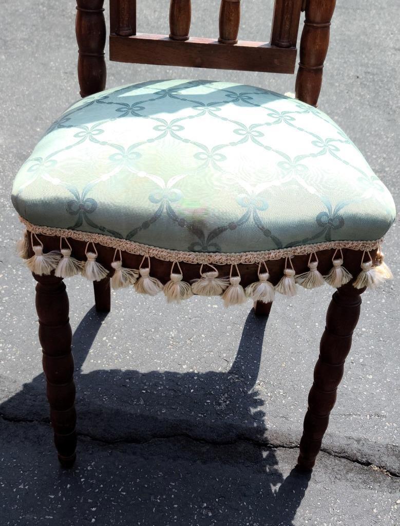 Antique Solid Wood Child's Side Chair - Amazing Carvings