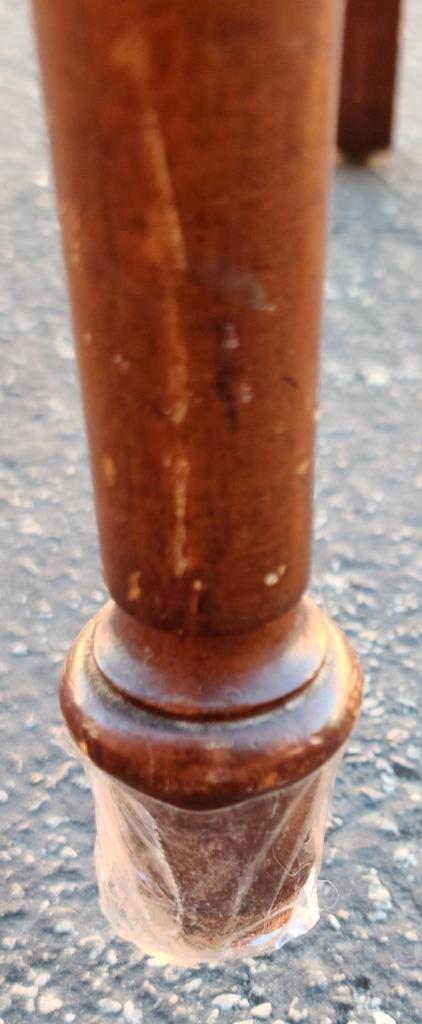 Elegant Vintage Wooden Side Chair with Exquisite Carvings