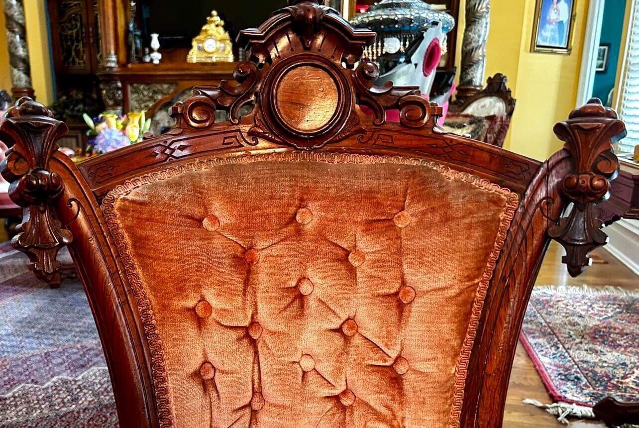 Victorian Renaissance Revival Rosewood (or Walnut) Chair