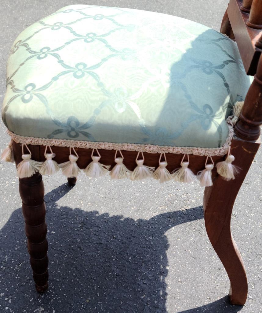 Antique Solid Wood Child's Side Chair - Amazing Carvings