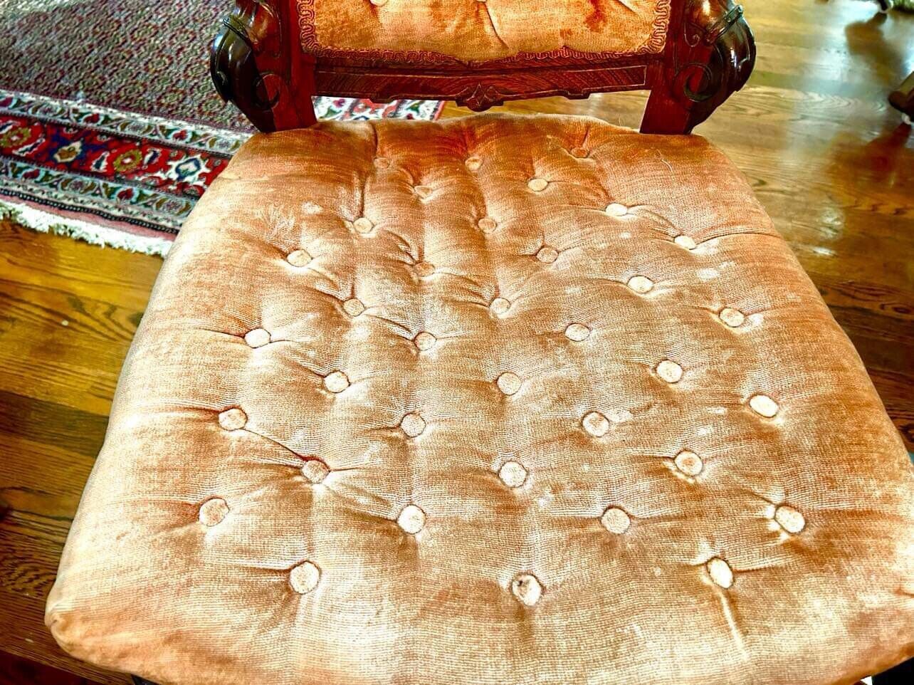 Victorian Renaissance Revival Rosewood (or Walnut) Chair