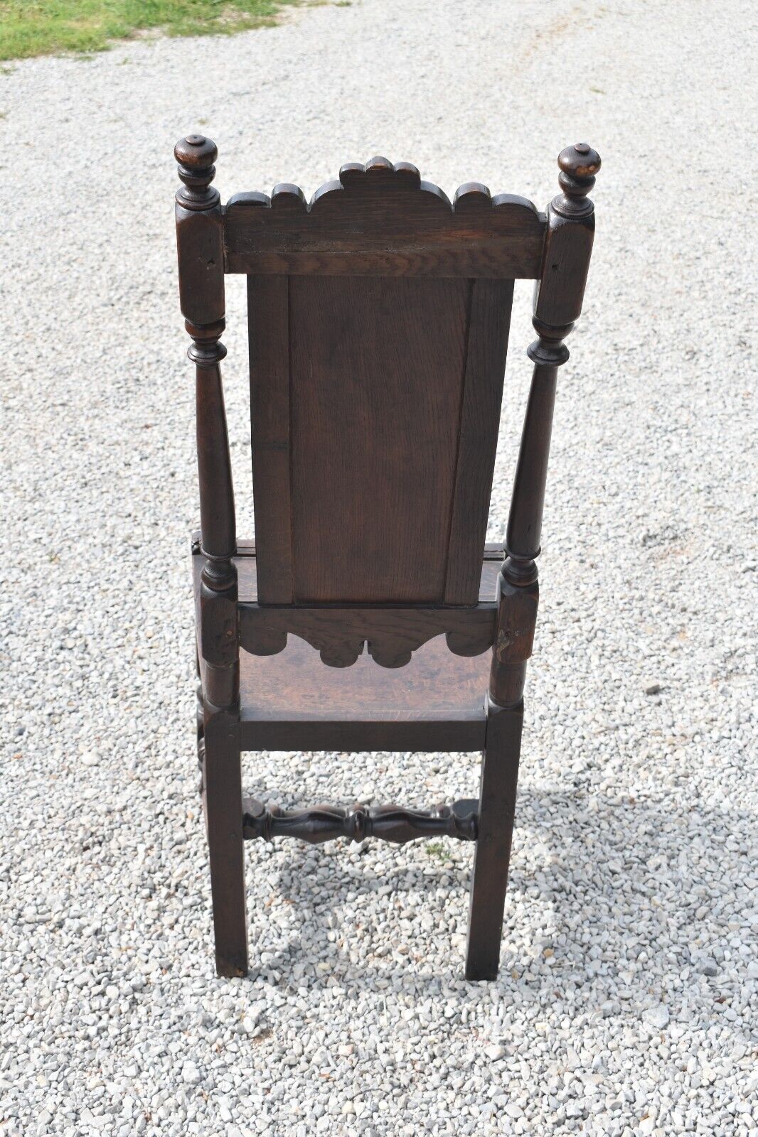 17th Century Carved Oak Wainscot Side Chair