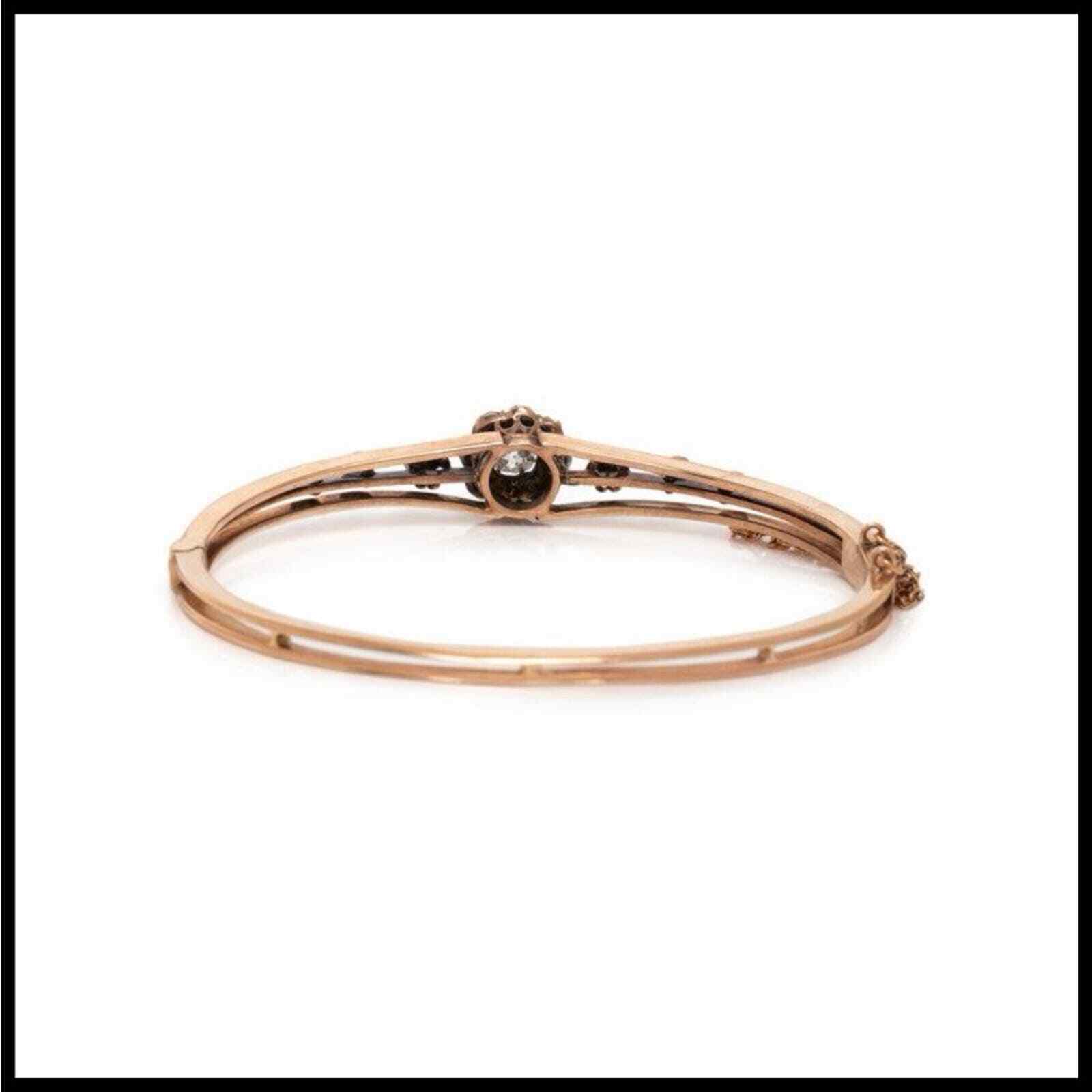 Antique Circa 1900’s Rose Gold &  Diamond  Bracelet