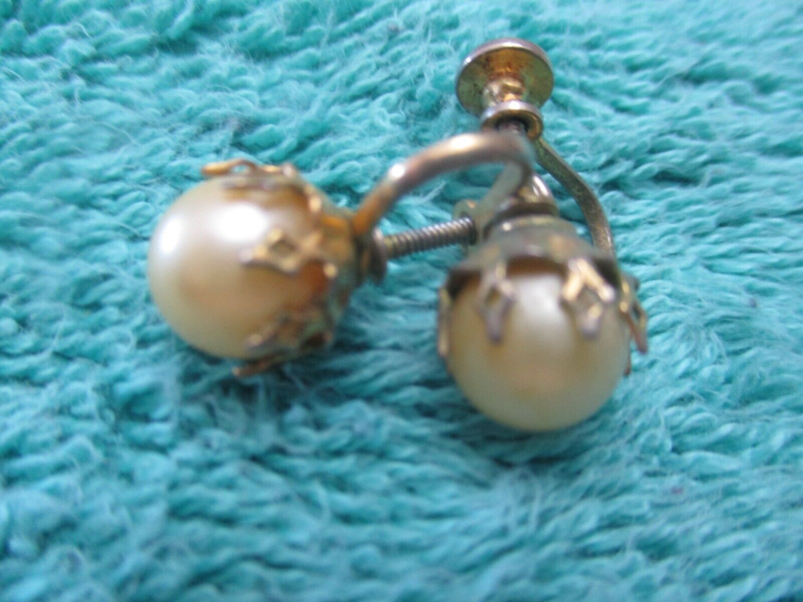 ANTIQUE VINTAGE 1900's EARRINGS JEWELRY #8