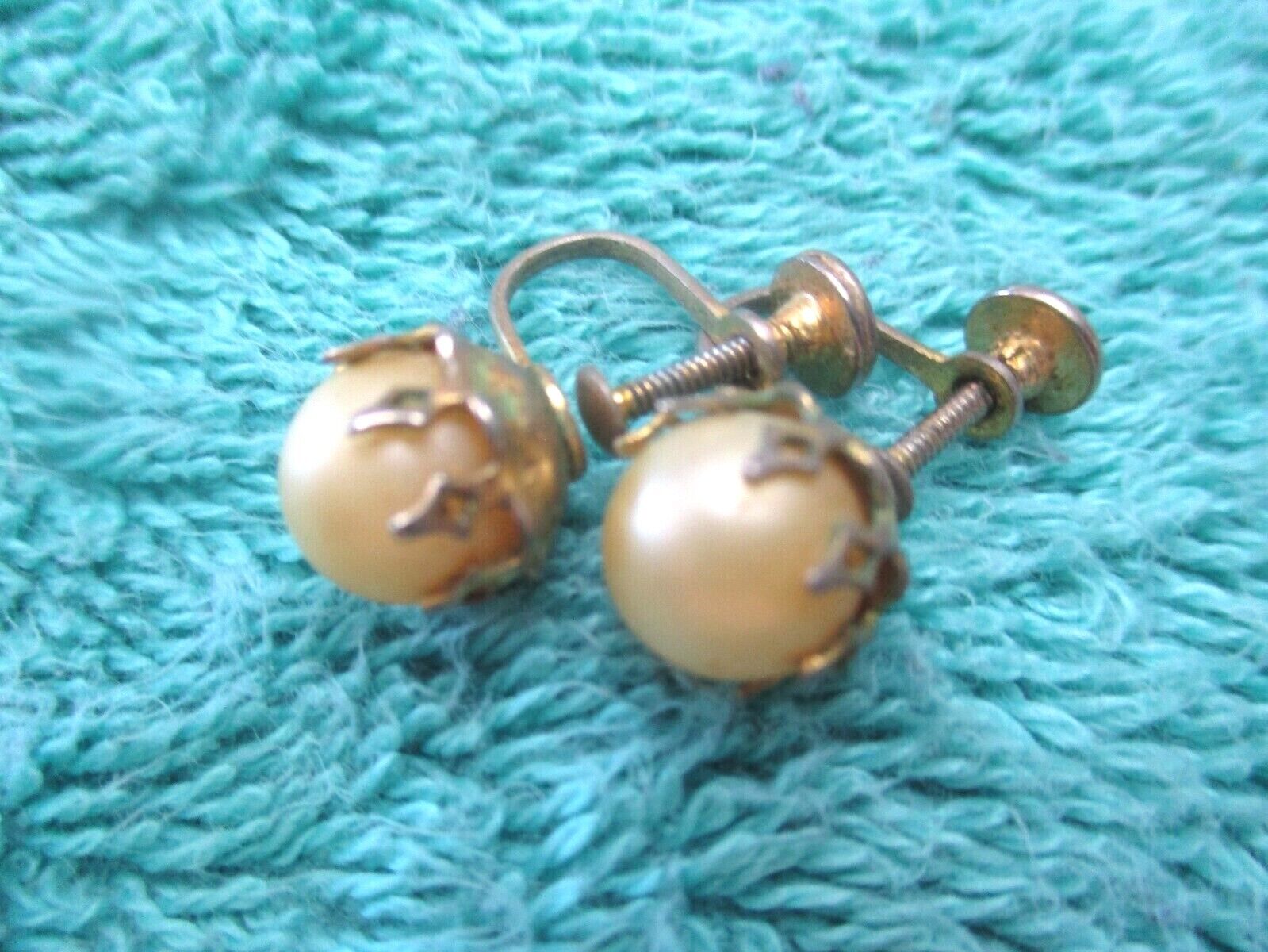 ANTIQUE VINTAGE 1900's EARRINGS JEWELRY #8