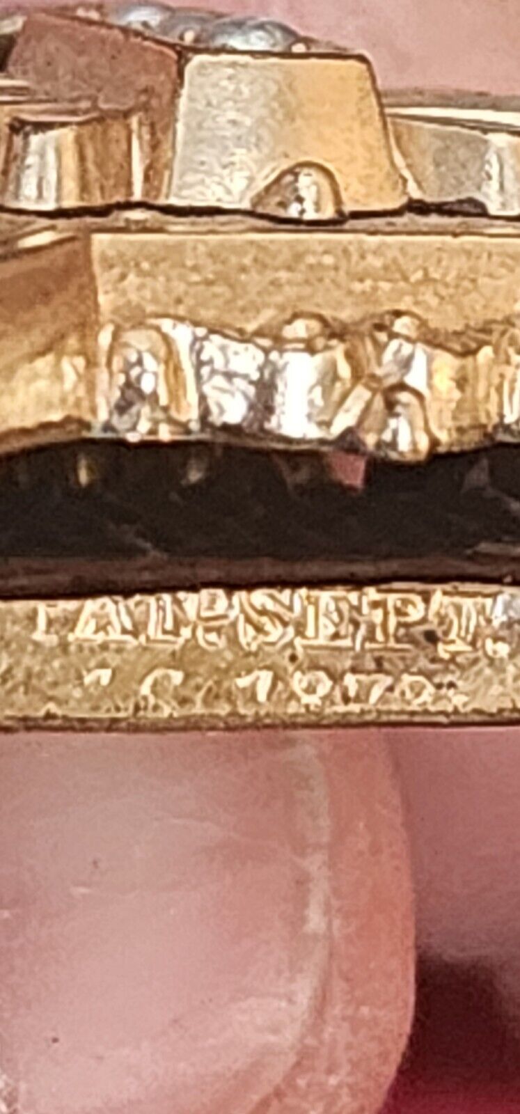 Antique Victorian Gold Filled RGP Mesh Slide Tassel Bracelet PAT. 1800'S