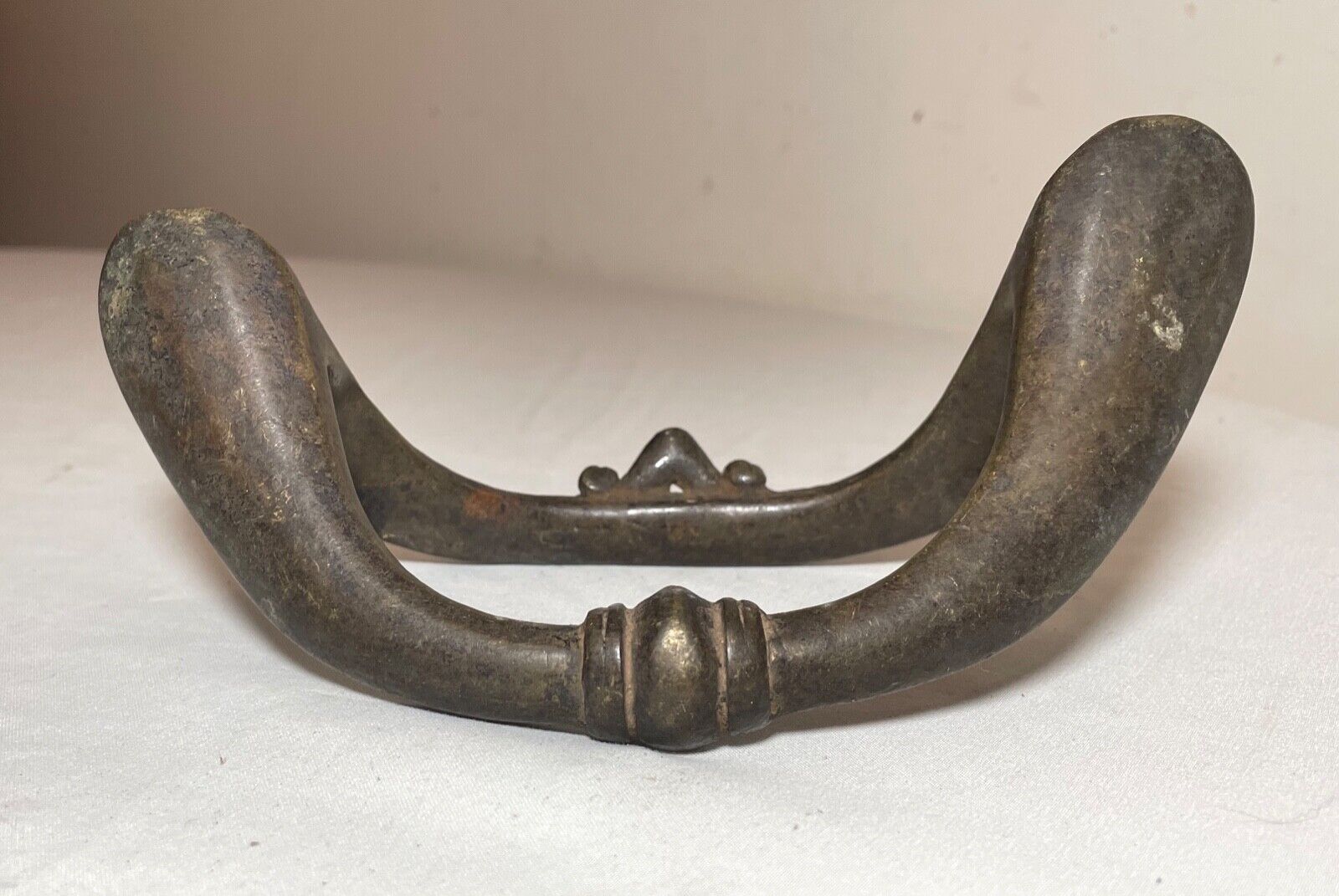 rare 1800's Antique West African Senufo Fußreife Bronze Currency Ankle Bracelet