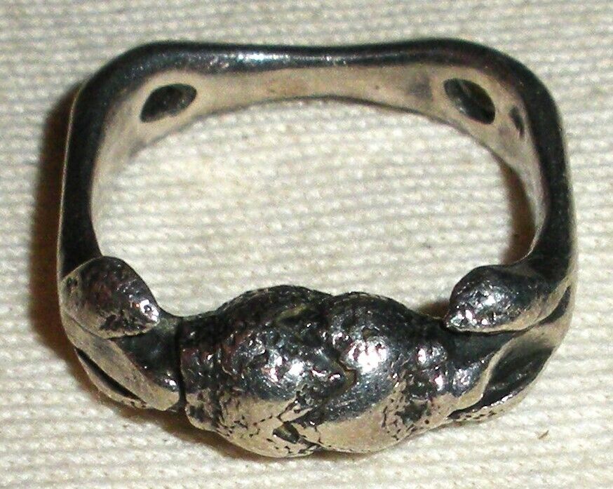 ANTIQUE 1800S VICTORIAN ENGLISH ACORN WEDDING BAND RING SIZE 6 vafo