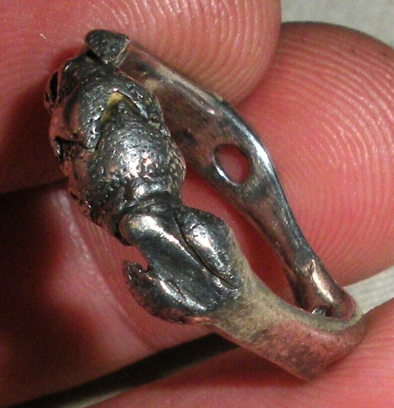 ANTIQUE 1800S VICTORIAN ENGLISH ACORN WEDDING BAND RING SIZE 6 vafo