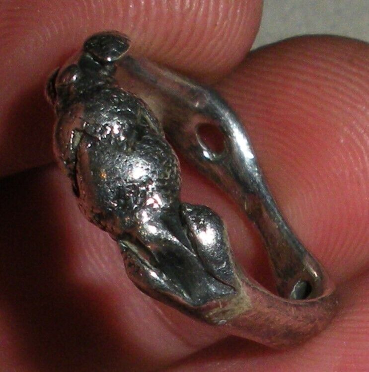 ANTIQUE 1800S VICTORIAN ENGLISH ACORN WEDDING BAND RING SIZE 6 vafo