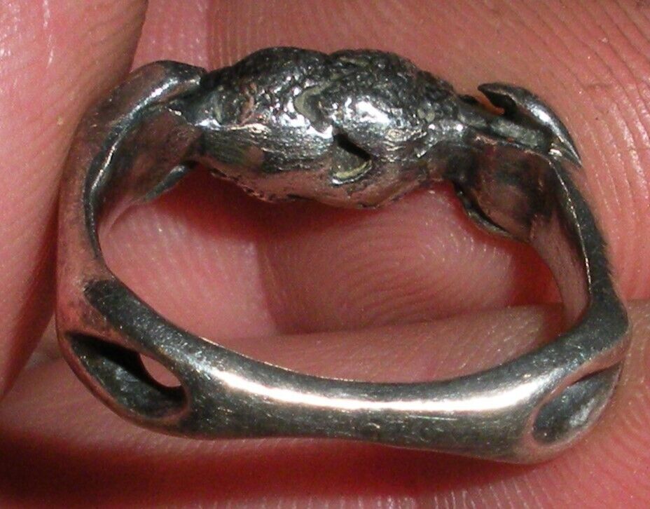 ANTIQUE 1800S VICTORIAN ENGLISH ACORN WEDDING BAND RING SIZE 6 vafo