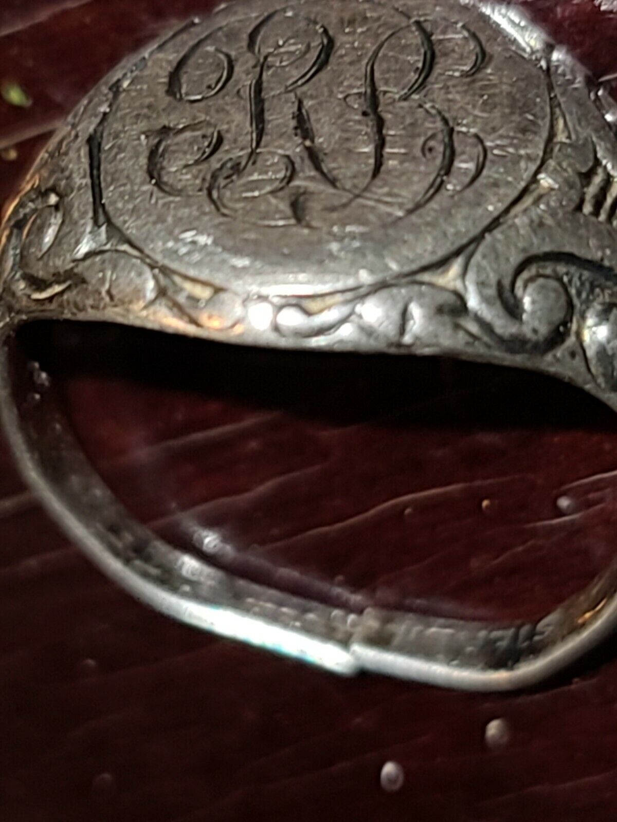 1700s-1800s silver mens ring