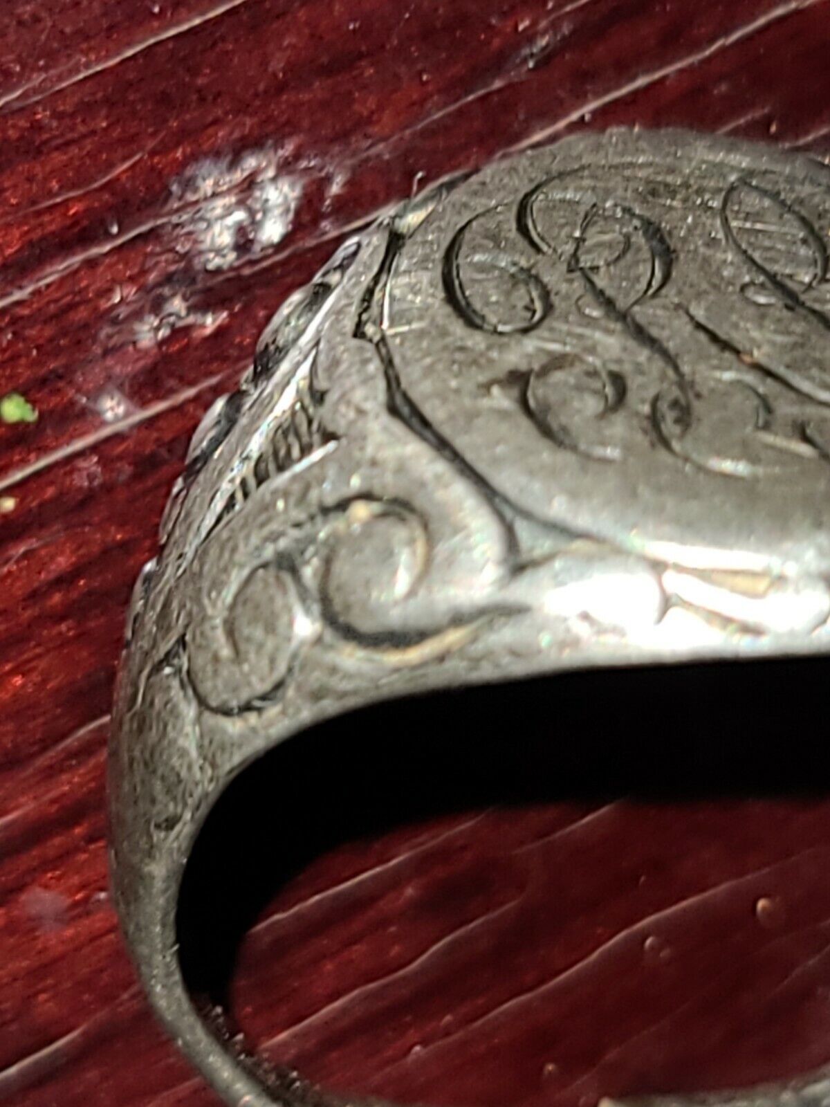 1700s-1800s silver mens ring