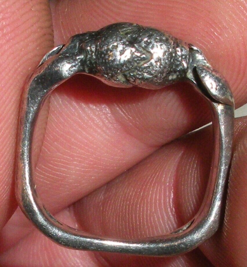ANTIQUE 1800S VICTORIAN ENGLISH ACORN WEDDING BAND RING SIZE 6 vafo
