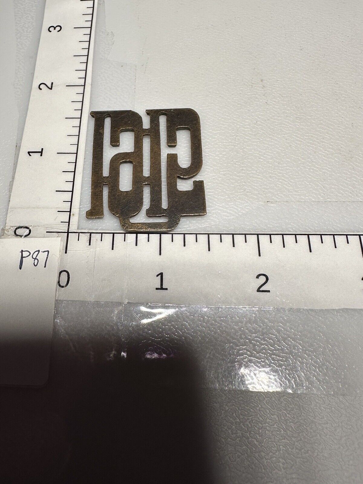 Vintage 1915 Year Date Numbers History Time Early 1900s Metal Watch Fob O