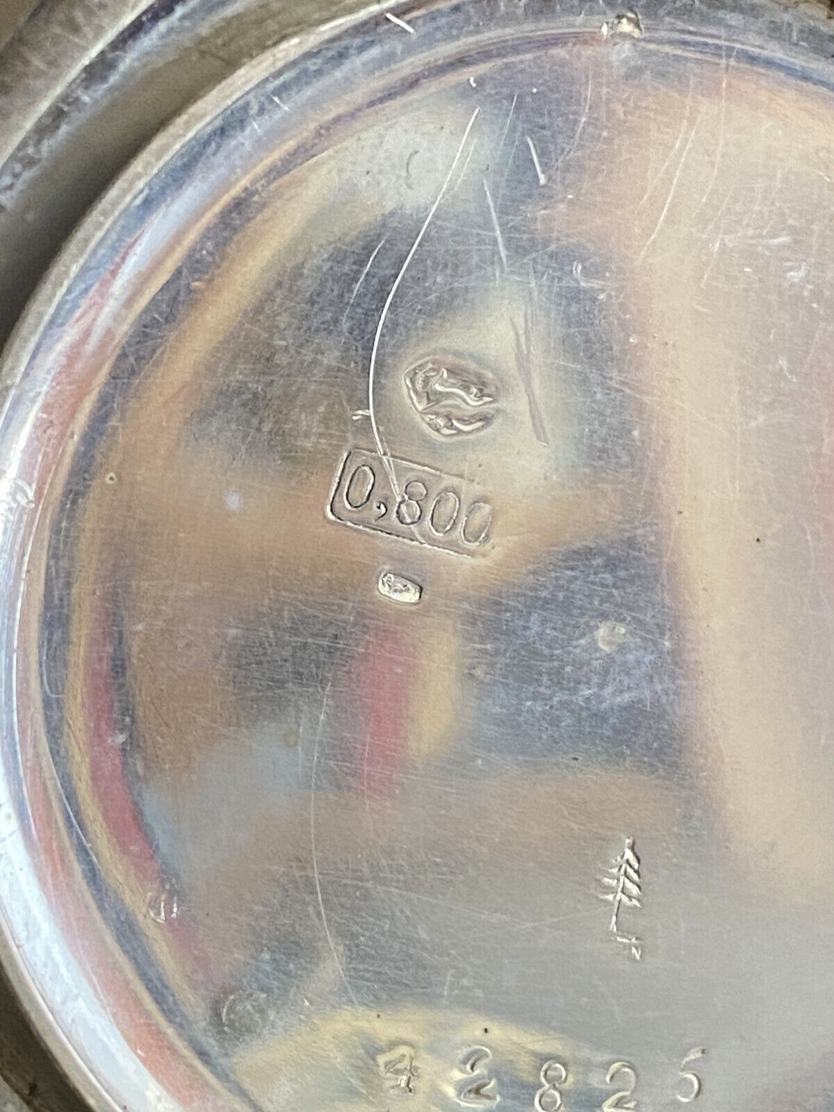 Antique Swiss? /German Hallmarked Silver Pocket Watch From Early 1900s - RUNS!
