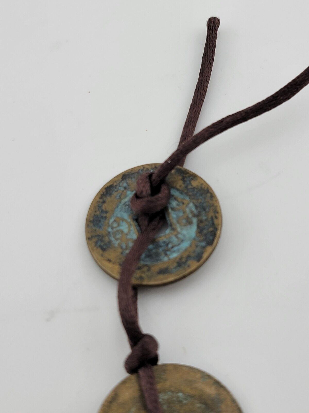 Qing Dynasty in China, five emperors Coins Bracelet, VG Condition. Circa 1800's